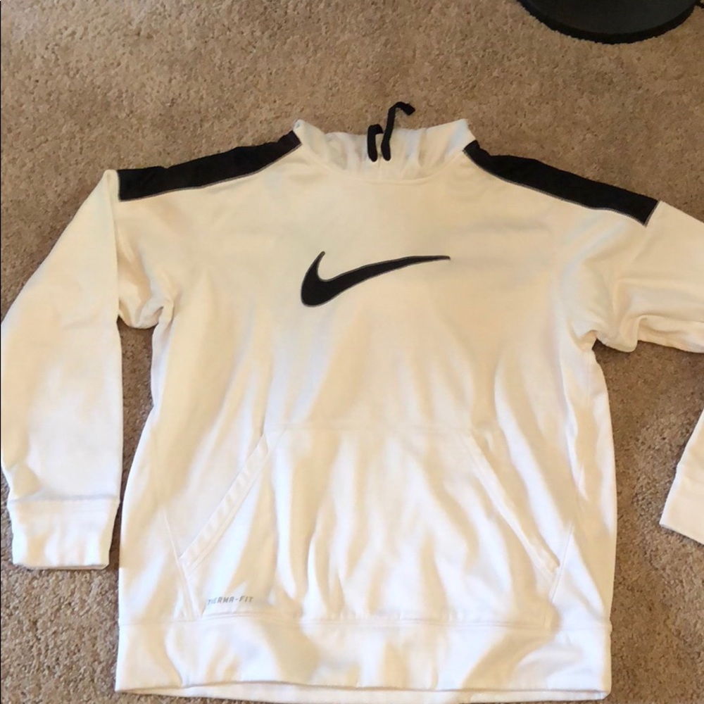 Nike Therma Fit Black and White sweatshirt hoodie